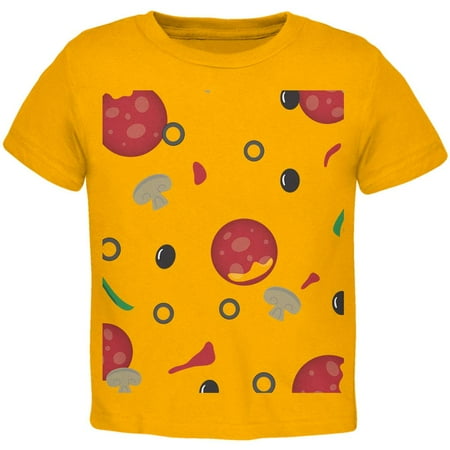 

Halloween Pizza Costume Toddler T-Shirt - 4T