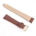 thumbnail image 2 of Yinrunx Hand Made Genuine Vintage Leather Watch Band With Curved Ends - Coffee Color, Black - 12mm, 14mm, 16mm, 18mm, 20mm, 2 of 9