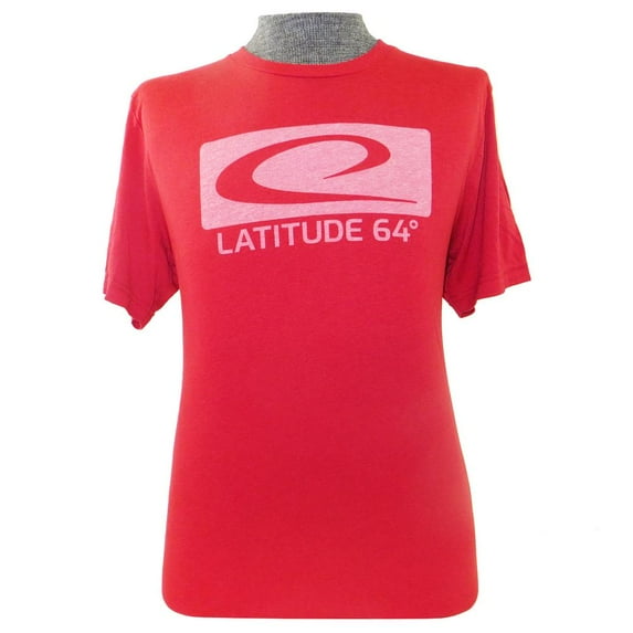 Latitude 64 Box Logo Short Sleeve Disc Golf T-Shirt