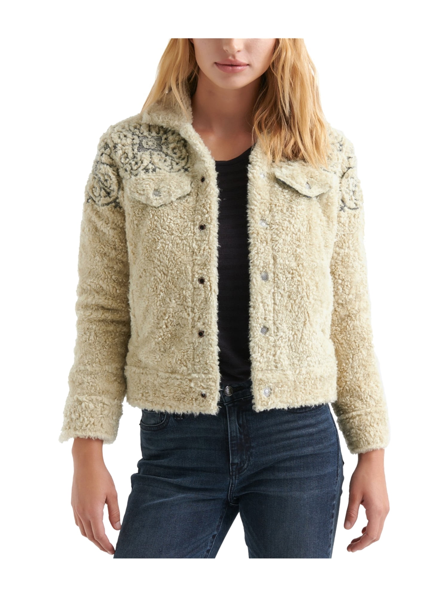female sherpa jacket