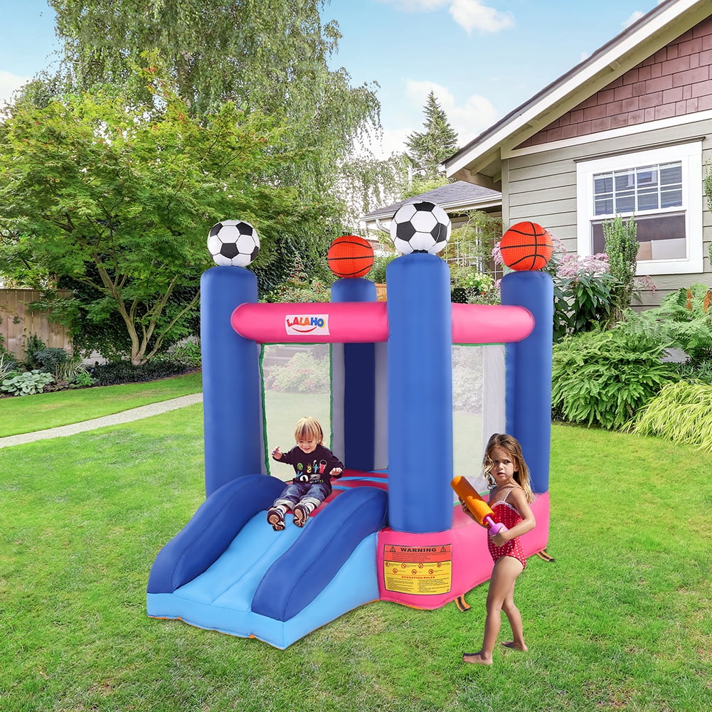Kepooman Inflatable Bounce House with Slide Children Outdoor Jump Castle, Jumping Castle-C (Not include Air Blower) Kepooman Inflatable Bounce House with Slide Children Outdoor Jump Castle, Jumping Castle-C (Not include Air Blower)