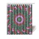 thumbnail image 1 of Cortina de ducha ABPHQTO Prisilla Dorit Tela Impermeable Rojo Rosa Verde Oscuro 150x180 cm, 1 of 2
