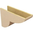 thumbnail image 5 of 8"W x 24"D x 16"H Classic Crestline Rough Cedar Woodgrain TimberThane Corbel, Primed Tan, 5 of 6