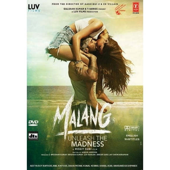 Malang Hindi Movie - Film DVD -English Subtitles(NTSC)
