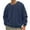 Navy, variant on Horkkom Mens Crewneck Sweatshirts Long Sleeve Fleece Sweatshirt Fuzzy Loose Pullover Sweatshirts L, Gifts for Men