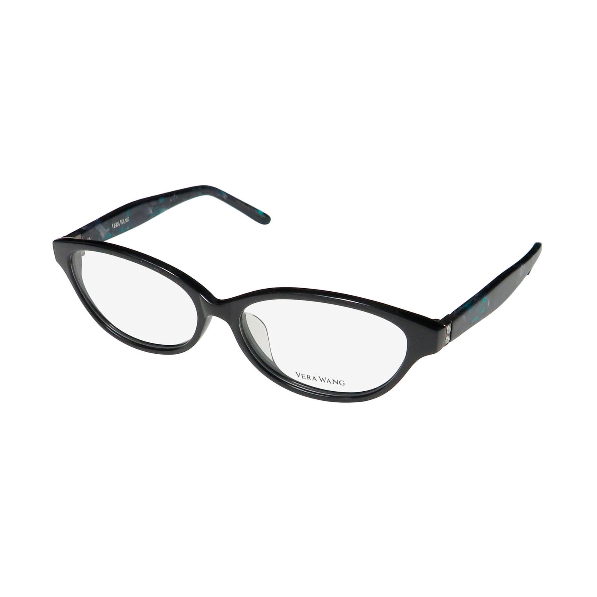 NEW VERA WANG VA11 WOMENS/LADIES CAT EYE FULL-RIM BLACK FRAME DEMO LENSES 53-14-140 EYEGLASSES/GLASSES