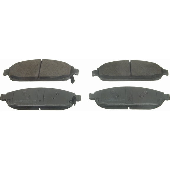Wagner ThermoQuiet QC1080 Ceramic Disc Brake Pad Set Fits select: 2005 JEEP GRAND CHEROKEE