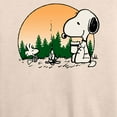 thumbnail image 3 of Peanuts - Snoopy and Woodstock Campfire - Women's Lightweight French Terry Long Sleeve Shirt, 3 of 6