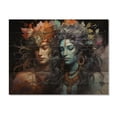 thumbnail image 3 of Designart "Ardhanarishvaras Unity Hinduisim Art wall art I" Spiritual Print on Natural Pine Wood, 3 of 5