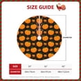 thumbnail image 2 of Rateoe Orange Pumpkin And Autumn Maple Pattern Christmas Tree Skirt with Ties, Christmas Tree Decorations, Farmhouse Christmas Decor Xmas Holiday Decorations-36", 2 of 6