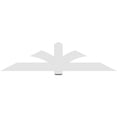 thumbnail image 4 of 84"W x 21"H x 2"D x 6"F, 6/12 Pitch, Redmond Architectural Grade PVC Gable Bracket, 4 of 8