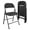 Black, variant on SONGMY SmartFold® Fabric Folding Chair, 4-Pack, Gray