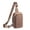 Caramel, variant on Mini Crossbody Sling Bag Chest Bag Dual Pocket Water Resistant Fanny Pack Running Phone Holder for Men Women Workout Travelling