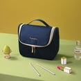thumbnail image 3 of ZheElen Polyester Travel Storage Bag Dustproof And Waterproof Large Capacity Cosmetic Bag Portable Navy 1Set, 3 of 6