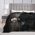 thumbnail image 6 of Soft Plush Throw Blanket Dean Winchester Jensen Ackles Fleece Blankets for Sofa Bed Travel 60"x50", 6 of 7
