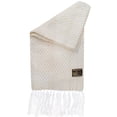 thumbnail image 1 of Bufanda Artesanal AlpacaBeigeWhite 1Pza Beige/Blanco 170cm x 21cm Hechas a Mano Alpaca., 1 of 4