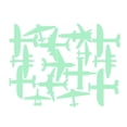 thumbnail image 3 of DOLITY Glow Dark Stickers Ceiling 15x Aircraft, 3 of 9