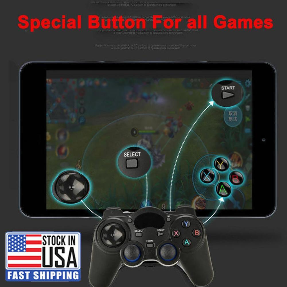 2x Gamepad Bluetooth Inalámbrico para Android PC Teléfono Tablet 3