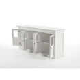 thumbnail image 5 of NovaSolo Halifax Mahogany Wood Buffet with 6 Glass Doors in White, 5 of 19