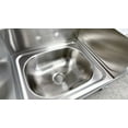 thumbnail image 6 of Wall Mount Type 304 Series Stainless Steel Hand Sink, Double Side Splash and Faucet, 6 of 8