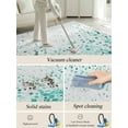 thumbnail image 5 of Teal Polka Dot Area Rug for Bedroom 2.7x5 Ft Watercolor Teal Gradient Abstract Modern Super Soft fuzzy Throw Rug Non-Slip Fluffy Plush Indoor Floor Carpet for Living Room Nursery Home Decor, 5 of 8