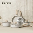 thumbnail image 5 of Carote Nonstick Cookware Set 21-Piece,Kitchen Pots and Pans Set,Stay-Cool Handles, Induction Compatible,Cookware Set for RV and Camping,Beige, 5 of 7