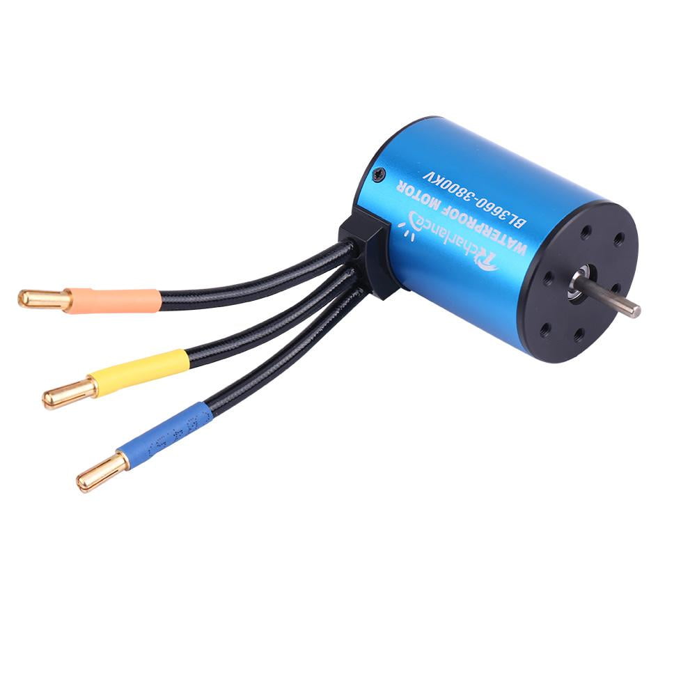 LYUMO RC Car Motor, 1/10 Motor,Rcharlance 3660 3300KV/3800KV Brushless Motor for 1/8 1/10 RC