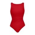 thumbnail image 4 of Yievot One Piece Swimsuits for Women Ruched Tummy Control Bathing Suit Summer Beach Vacation Ladies Swimwear, 4 of 8