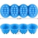 thumbnail image 2 of Molde Paquete de 2 moldes de jabón de silicona para barra de masaje - Moldes de silicona para hacer jabón, moldes de jabón hechos a mano, antiadherentes y sin Bpa (azul y verde men, 2 of 5