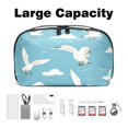 thumbnail image 3 of Seagull Digital Storage Bag Pouch, Waterproof Oxford Cloth Electronic Travel Case Organizer, Hard Drive Bag, and USB Organizer - 5.9x9.44x3.14 in., 3 of 6