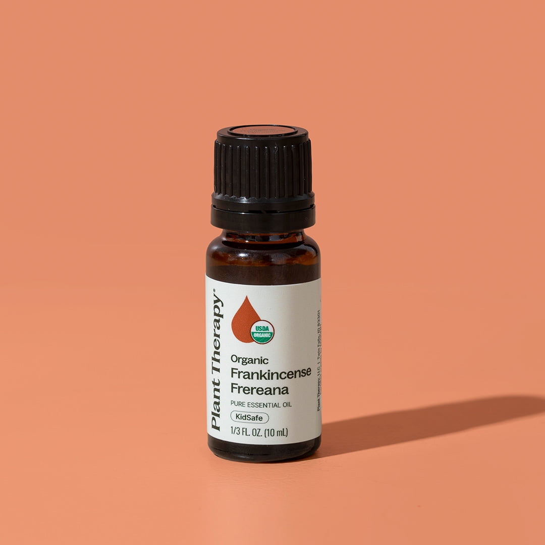 Plant Therapy Frankincense Frereana Organic Essential Oil 100% Pure, USDA Certified Organic, Undiluted 10 mL (1/3 oz)