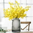 thumbnail image 2 of Glass Vase Flower Display Table Decor living room office Hydroponic Flower Vases Grey 20cm, 2 of 8