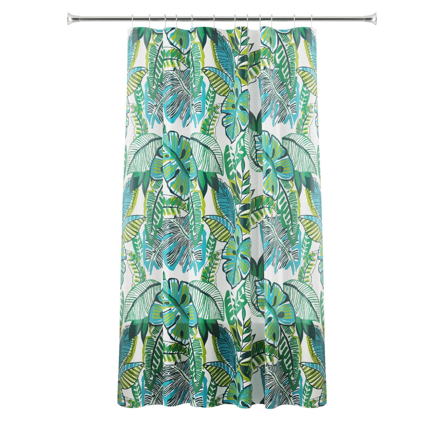 Rideau de douche décoratif Mainstays en PEVA recyclé, imperméable, de poids moyen, designs variés 78 cm x 183 cm