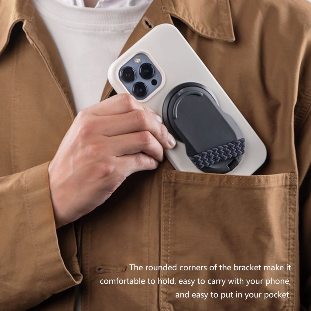 Aurgiarme Tripods for Smartphones Snap Invisible Phone Tripods Stand Foldable for Self-vloggings, Browsing Phone Stand