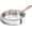 Silver, variant on 10" Tri-Ply Stainless Steel Frying Pan, Non-Toxic Fry Pan Egg Pan Omelet Pans, Oven Safe, Induction, Ceramic and Gas Cooktops Compatible, Polished Silver