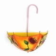 thumbnail image 2 of Tarmeek Yellow Iron Wall-Mounted Umbrella Shaped Planter Container for Indoor Outdoor Home Garden Decor, No Drill Required, 2 of 6