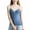 Blue, variant on Women Padded Tank Tops Spaghetti Strap Tops Camisole Push Up Bra Vest Tank Cami