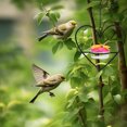 thumbnail image 1 of IFANLANDOR Colgante De Para Colibrí De Hierro Negro Para Uso En Jardín O, 1 of 8