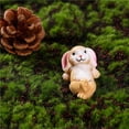 thumbnail image 2 of Advancent 5 piezas de figuritas de jardín de conejos estilo lindo animales resina hogar Decoración de en miniatura patio para decoración Decoración del hogar, 2 of 6