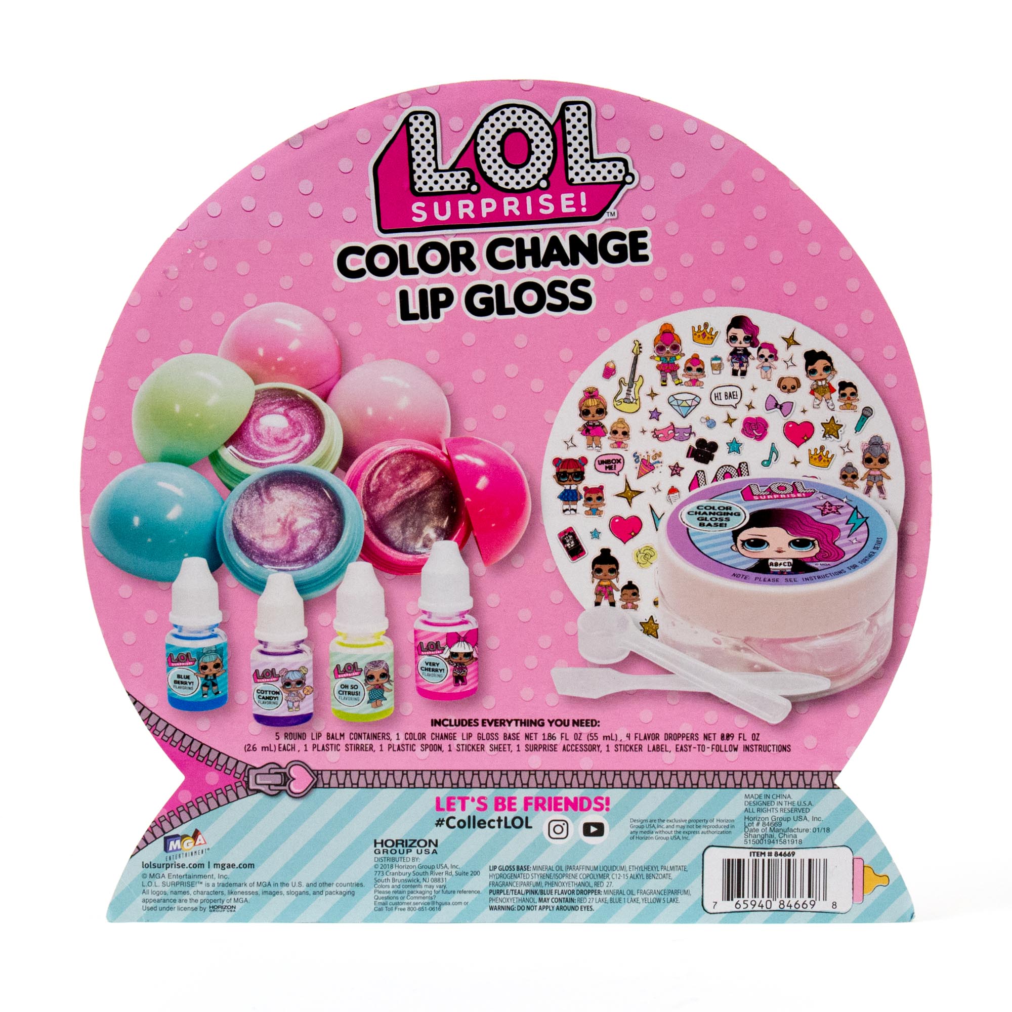 L.O.L. Surprise! Color Change Lip Gloss Kit photo 4
