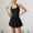 Black, variant on Tennis Dress With Built In Shorts And Bra Adjustable Straps Athletic Dress For Women Summer Active Workout Dress Women Casual Summer plus Size Casual Dresses Women Dresses Cute Dresses for Women Neck
