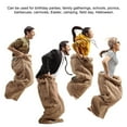 thumbnail image 3 of Sac de Course, Réutilisable 4 Pcs Jeux de Sport Sac Jute Toile de Jute Multifonctionnel pour Réunions de Famille, 3 of 7