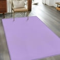 thumbnail image 4 of Violet Purple 3x5 Area Rugs, Farmhouse Solid Purple Color Modern Art Non-Skid Rubber Backing Large Rectangle Rugs - Living Room Bedroom Home Office, Indoor Floor Mat Carpets Washable Rug, 4 of 9