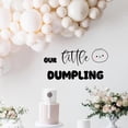 thumbnail image 3 of Notre Petit Décalque de Dumpling - Décalque d'Arche de Ballon pour Baby Shower, Décorations de Fête pour Révélation de Sexe, Déco de Panneau de Dumpling, 3 of 7