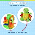 thumbnail image 4 of Juguetes de peluche con hebilla Bucky Turtle Montessori de 1 a 3 años, 4 of 6