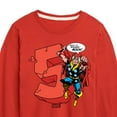 thumbnail image 3 of Marvel Thor - Birthday Five - Toddler and Youth Long Sleeve Graphic T-Shirt, 3 of 5