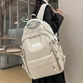 thumbnail image 4 of Ediodpoh Large Capacity Schoolbag For Female Middle School Students Shoulder Bag With Compartment For Computer And Books Khaki, 4 of 9