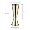 thumbnail image 5 of Stainless Steel Measuring Cup Double-head Curled Edge Cocktail Shaker with Scale, 5 of 8