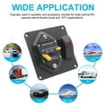 thumbnail image 2 of fastboy Circuit Breaker With Boat Rocker Switch ON-OFF Circuit Breaker With Boat Rocker Panel Switch Panel Switch Reliable Safe 300A 1Set, 2 of 6