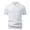 White, variant on Men's Johnny Collar Striped Knit Shirts Short Sleeve V Neck Texture Tops Soft Comfortable Old Money Business Casual Golf Stylish Shirts Army Green XL